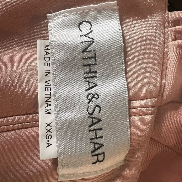 Cynthia & Sahar CS101 Off Shoulder Corset Stretch Satin Mermaid Toasted Sugar - Picture 11 of 16